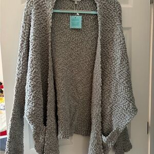 Hayden Textured Gray Women's Cardigan